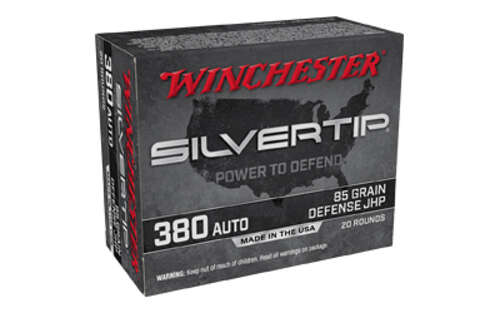 Ammunition Winchester Ammunition Slivertip WIN SILVERTIP HP 380AUTO 85GR 20/200